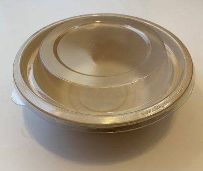 32 & 48 oz Clear Recycled PET Lid for TreeSaver™ Bowls
